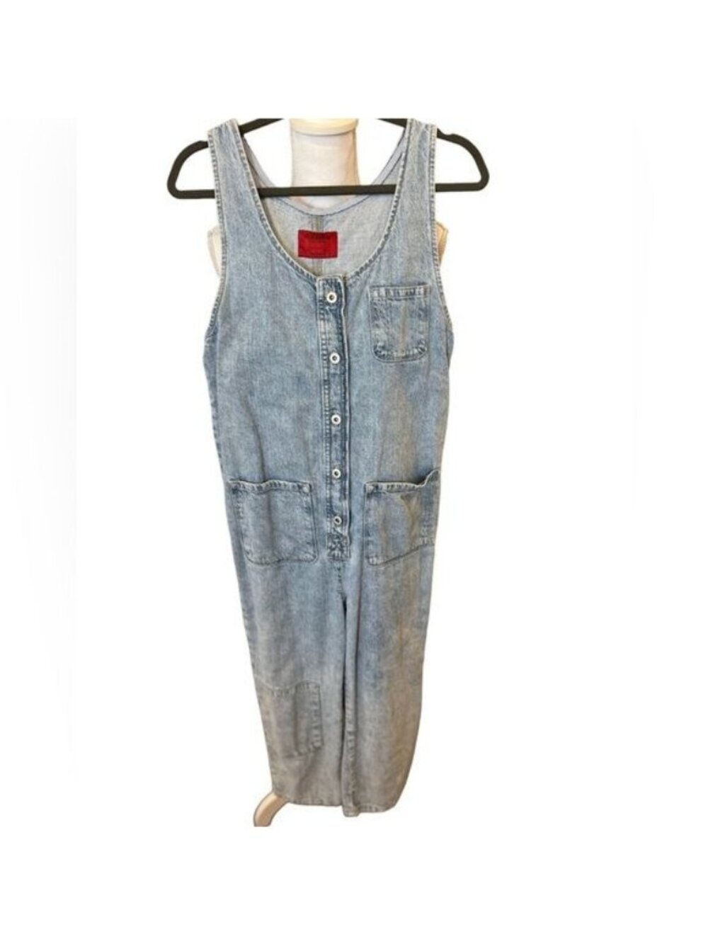 ASOS Pull & Bear Overalls Size Small Unconstructed loose Denim Lagenlook Fall